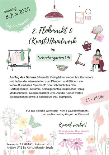 2. Flohmarkt & (Kunst)Handwerk am 8. Juni 2025