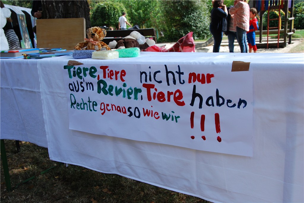 Demonstration für Tierschutz (September 2016)