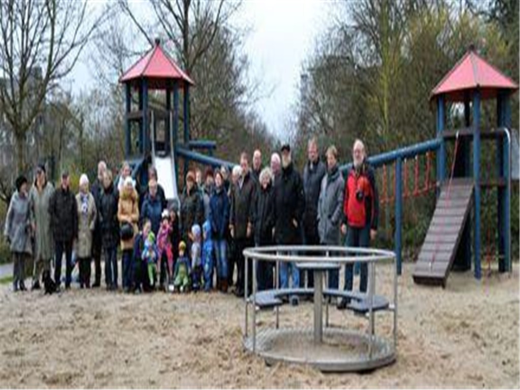 Einweihungsfeier der Spielplatzerweiterung